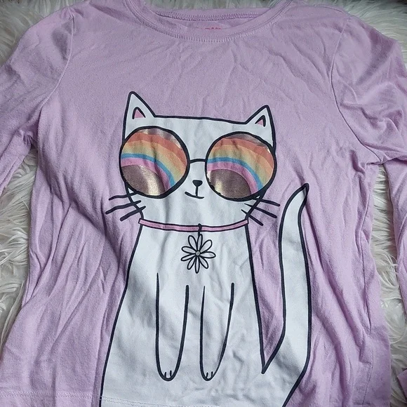 Fabkids cool cat shirt and hi-top sneaker combo - Picture 2 of 7